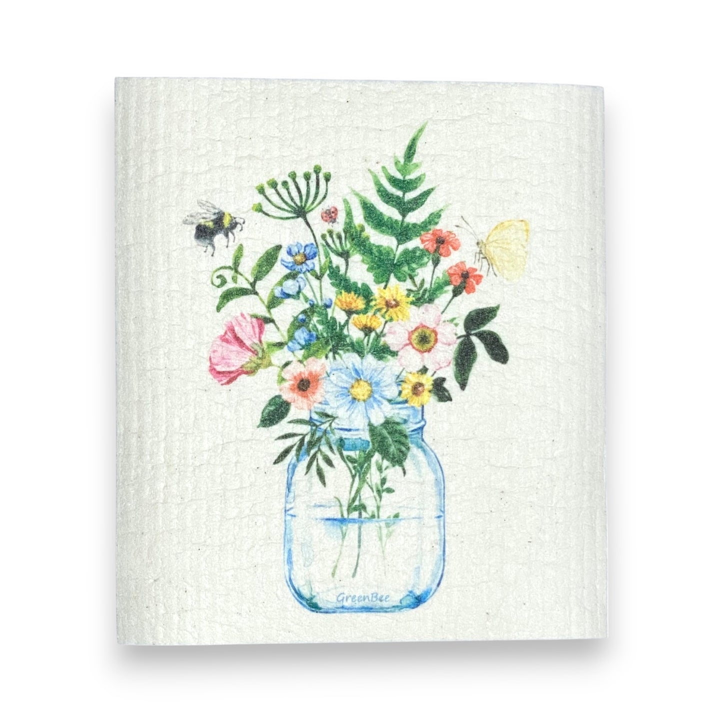 Flower Vase Towel | Kitchen Cloth | Swedish Dish Cloth