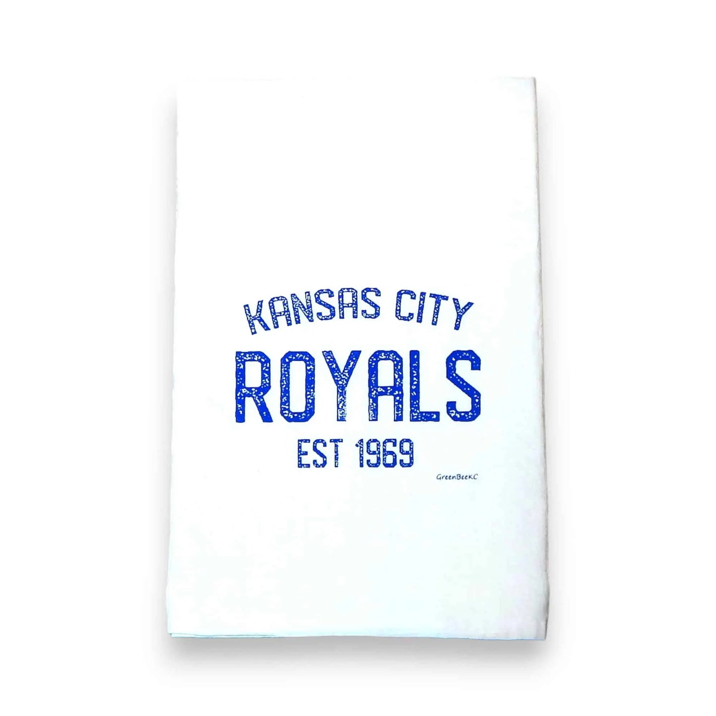 Kansas City royals kitchen tea towel
