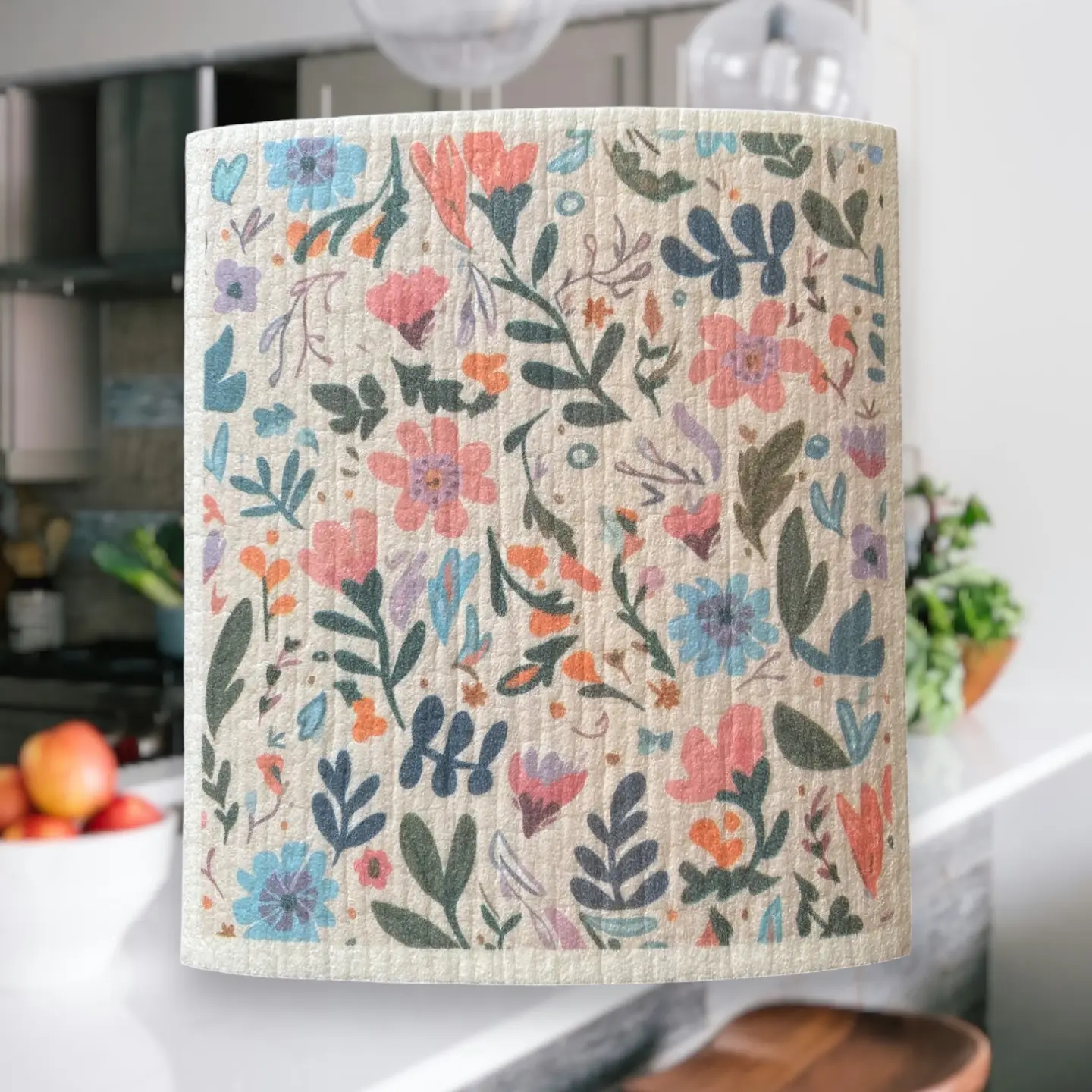 Floral Meadow Towels | Kitchen Cloth | Swedish Dish Cloth
