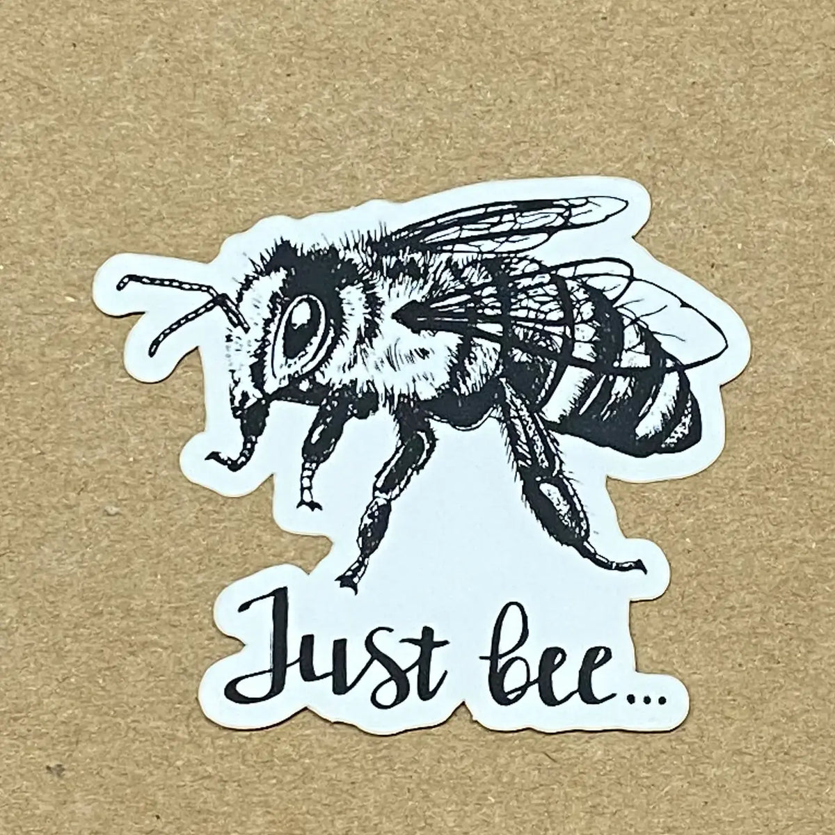 Just Bee Sticker | Vinyl Stickers | Sassy Stickers Green Bee Tea Towels