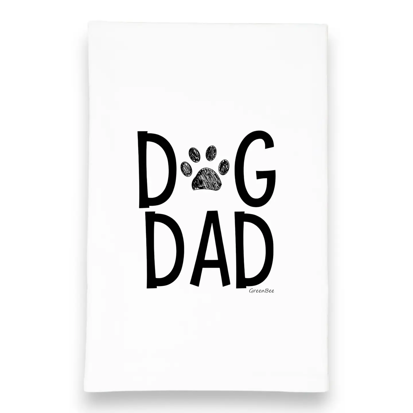 Dog Dad Dish Towel | Tea Towels | Rustic Kitchen Tea Towels