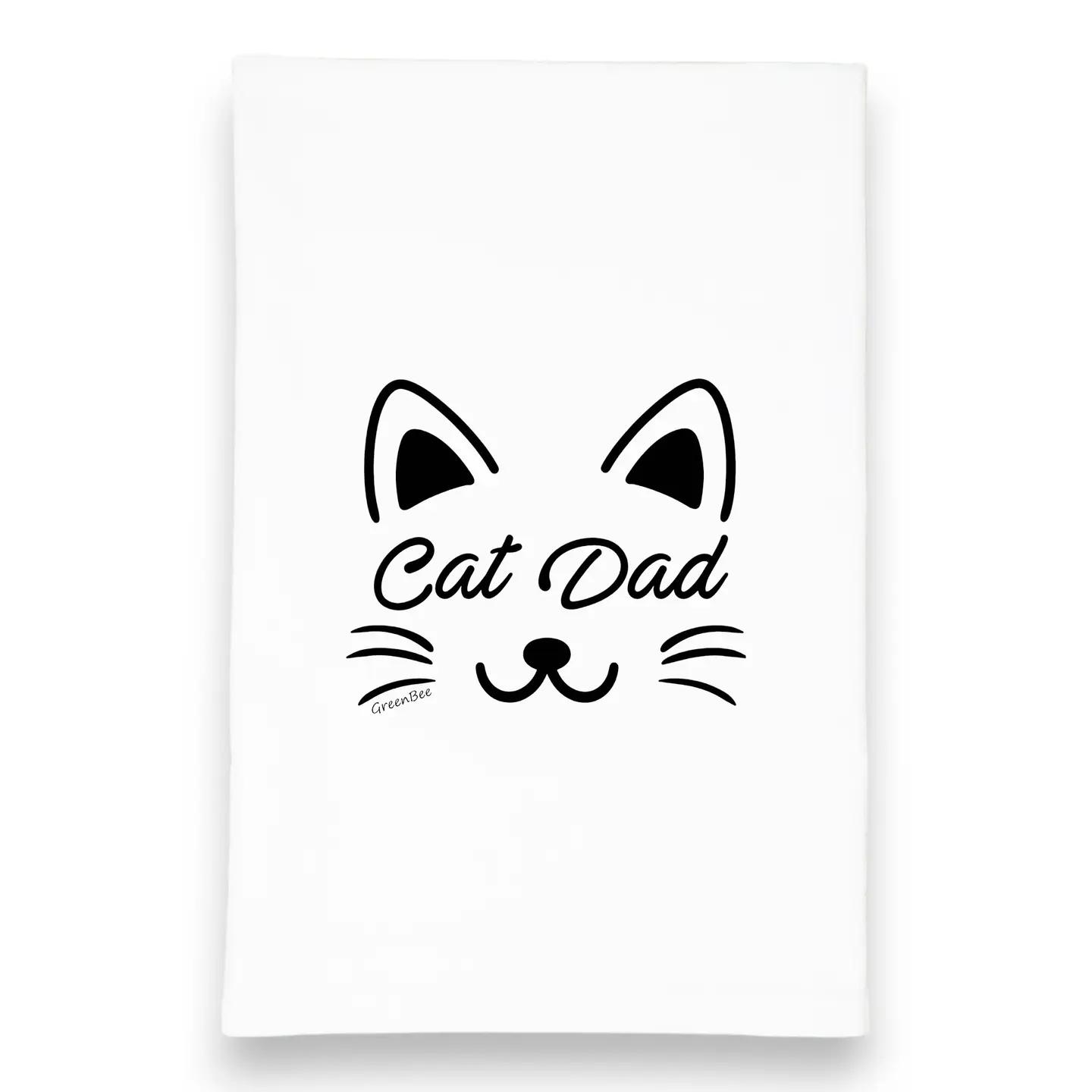 Cat Dad Dish Towel | Tea Towels | Rustic Kitchen Tea Towels
