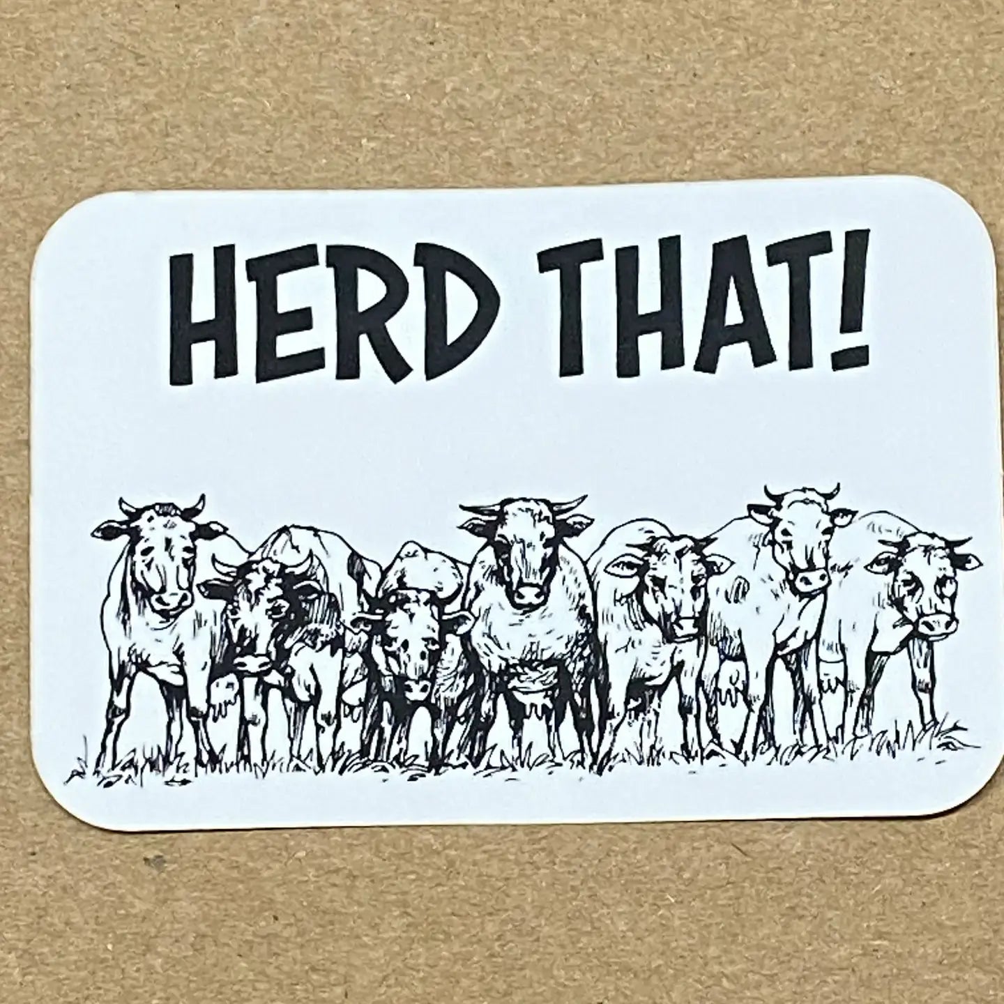 Cow Sticker | Vinyl Stickers | Funny Stickers Green Bee Tea Towels