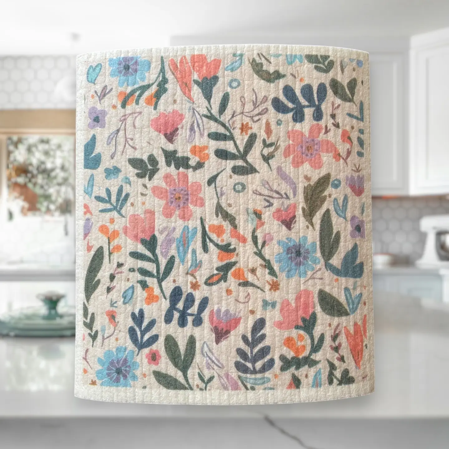 Floral Meadow Towels | Kitchen Cloth | Swedish Dish Cloth