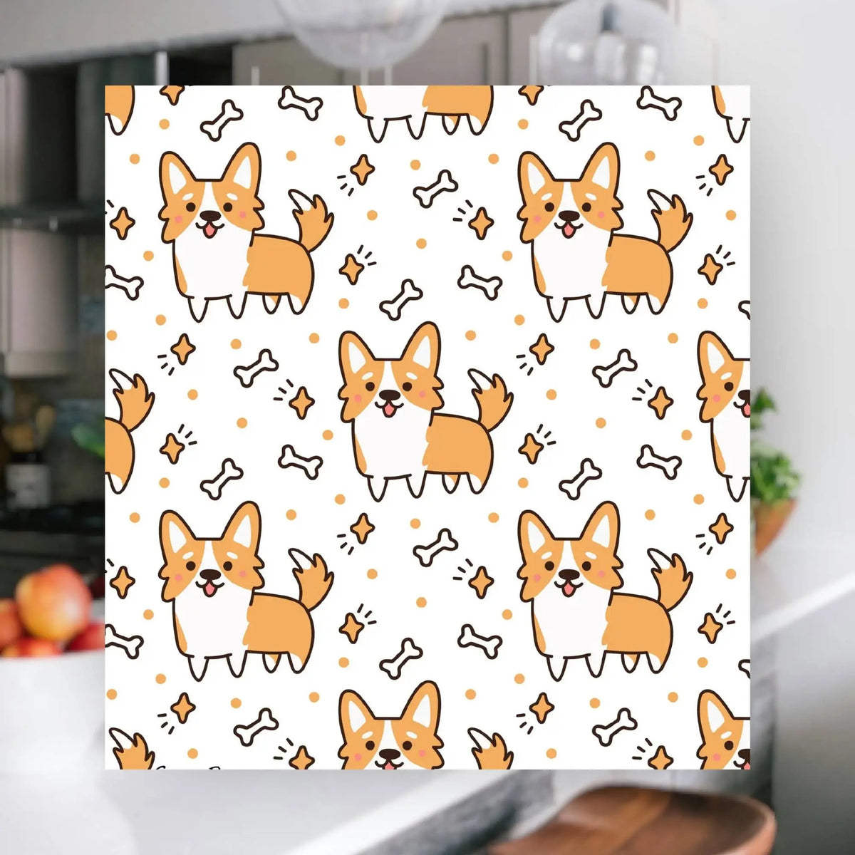 Corgi Dog Swedish Dishcloth | Reusable Paper Towels