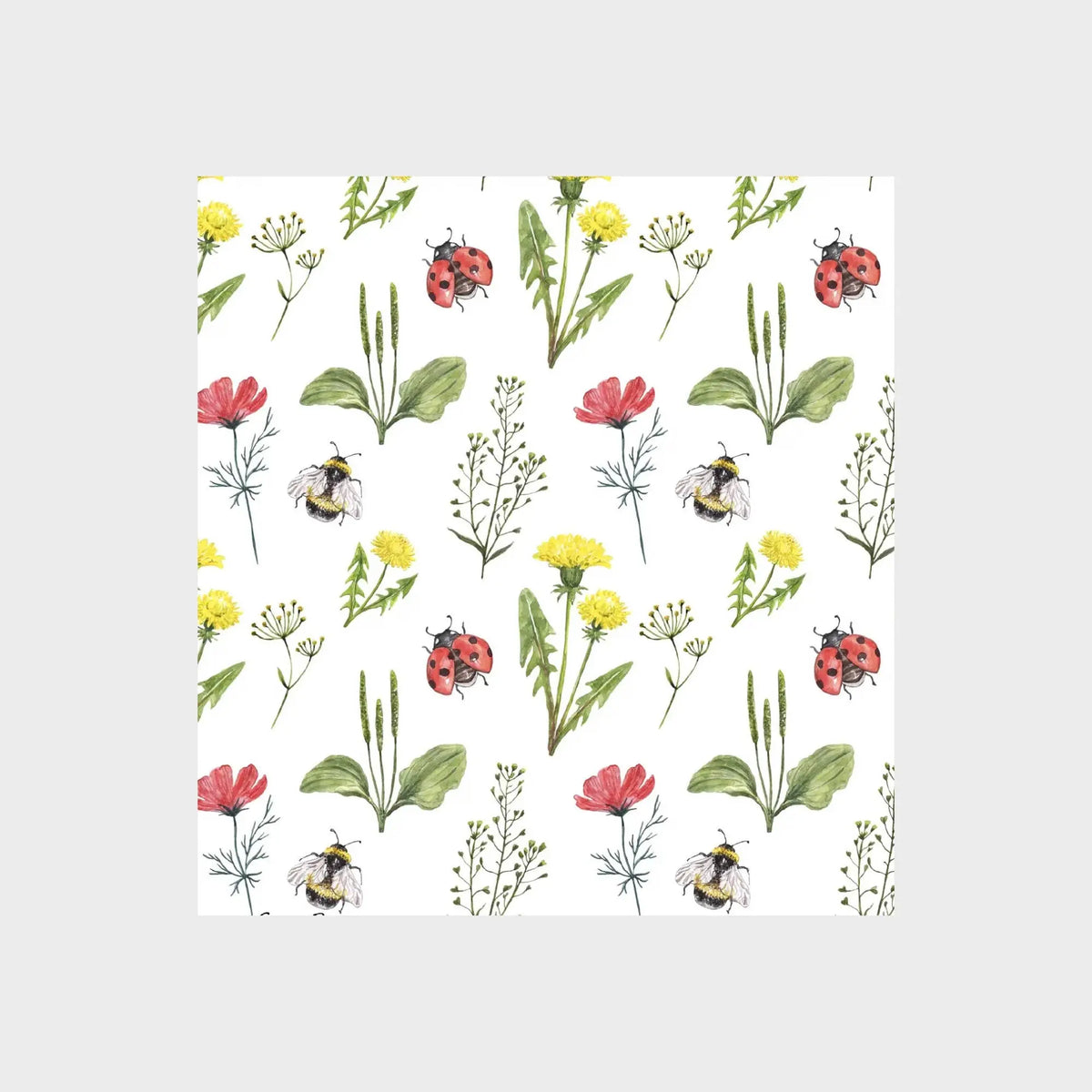 Lady Bug Meadow Swedish Dishcloth | Reusable Paper Towels