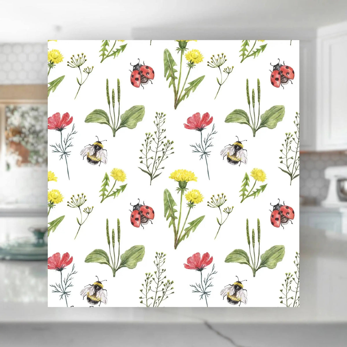Lady Bug Meadow Swedish Dishcloth | Reusable Paper Towels