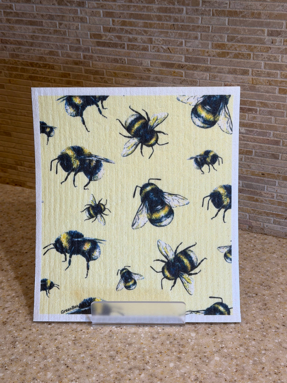Yellow Bee Swedish Dishcloth | Kitchen Cloth | Dish Towel