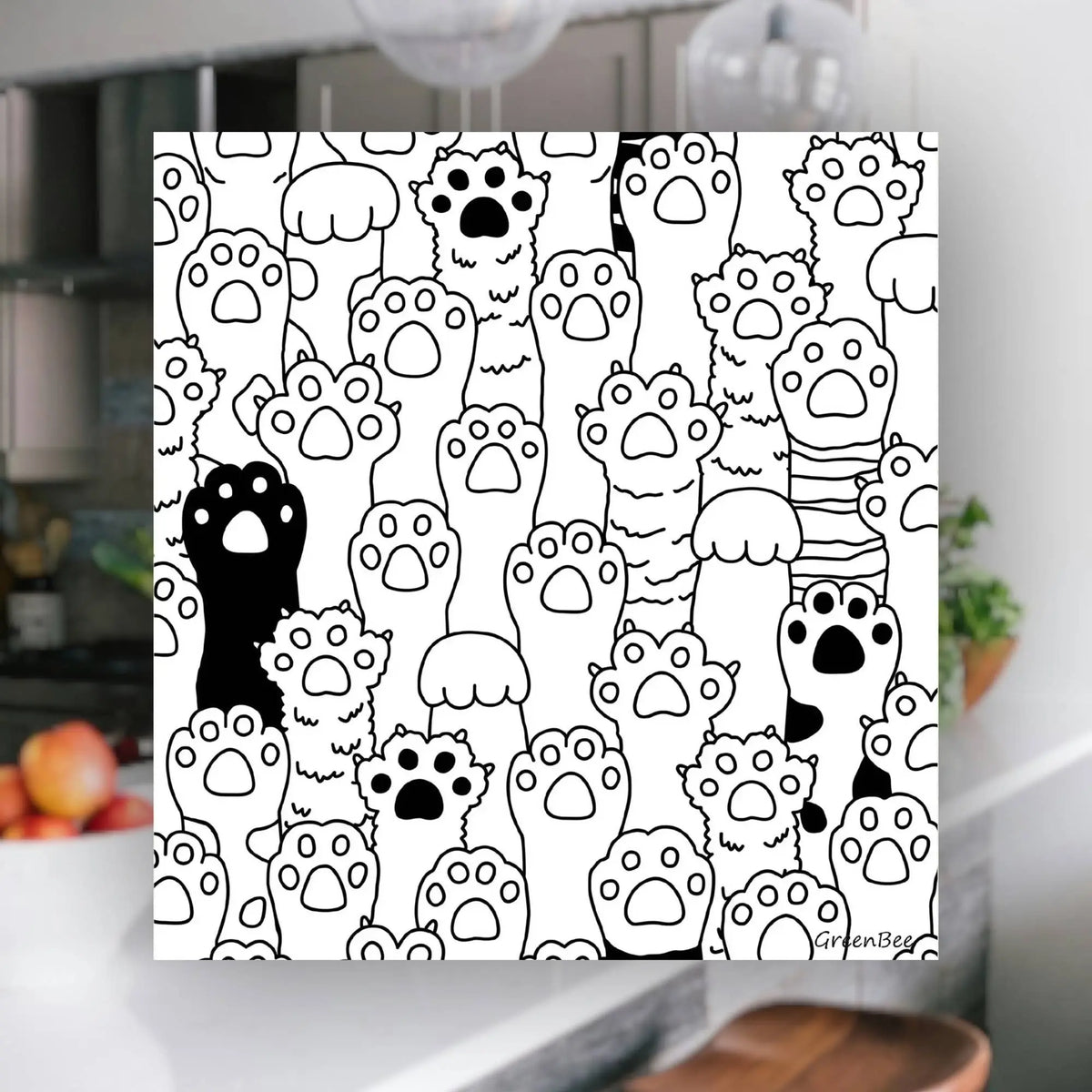 Cat Paws Swedish Dishcloth | Reusable Paper Towels