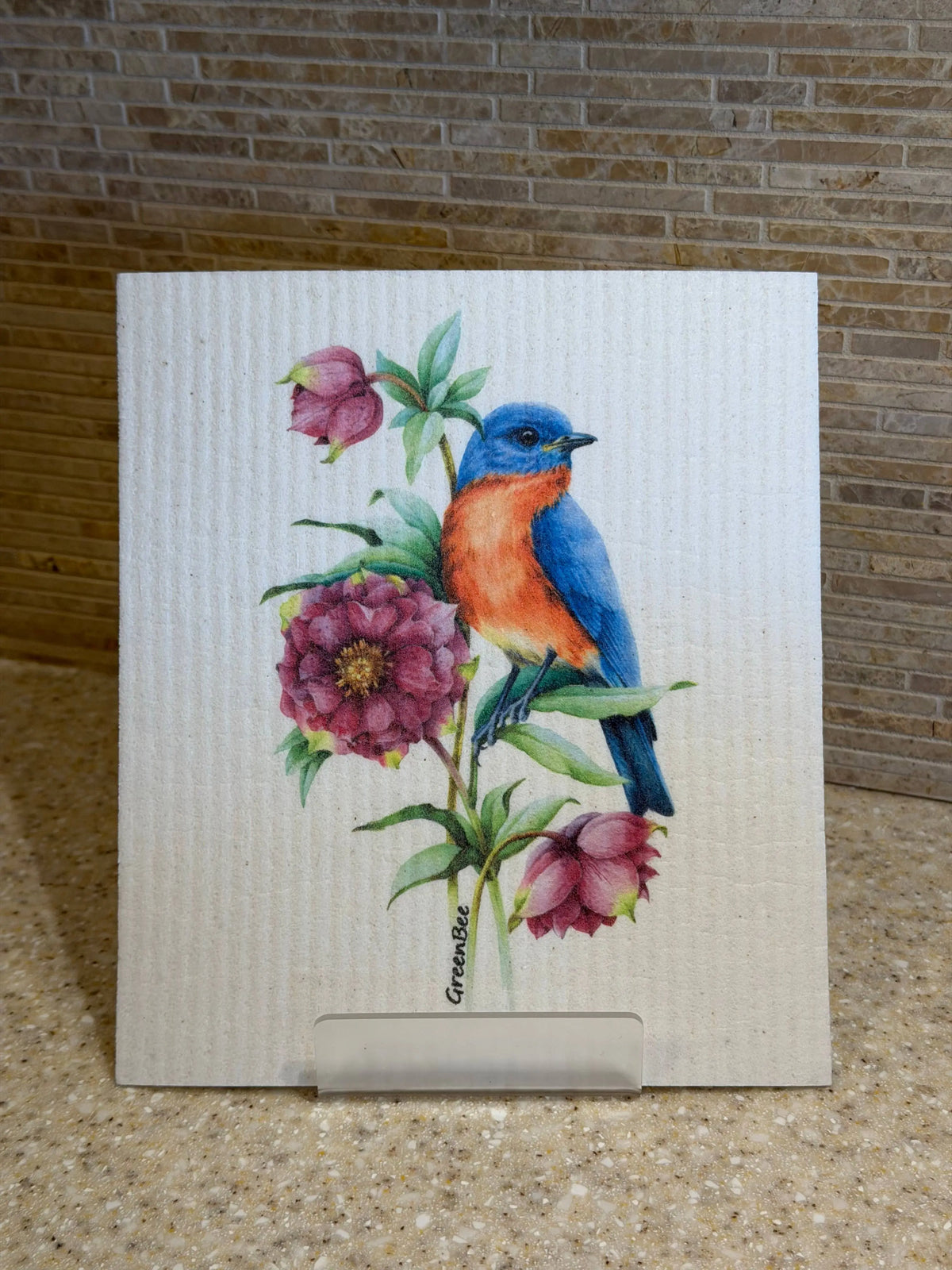 Blue Bird Swedish Dishcloth | Sponge Cloth | Eco-Sponge
