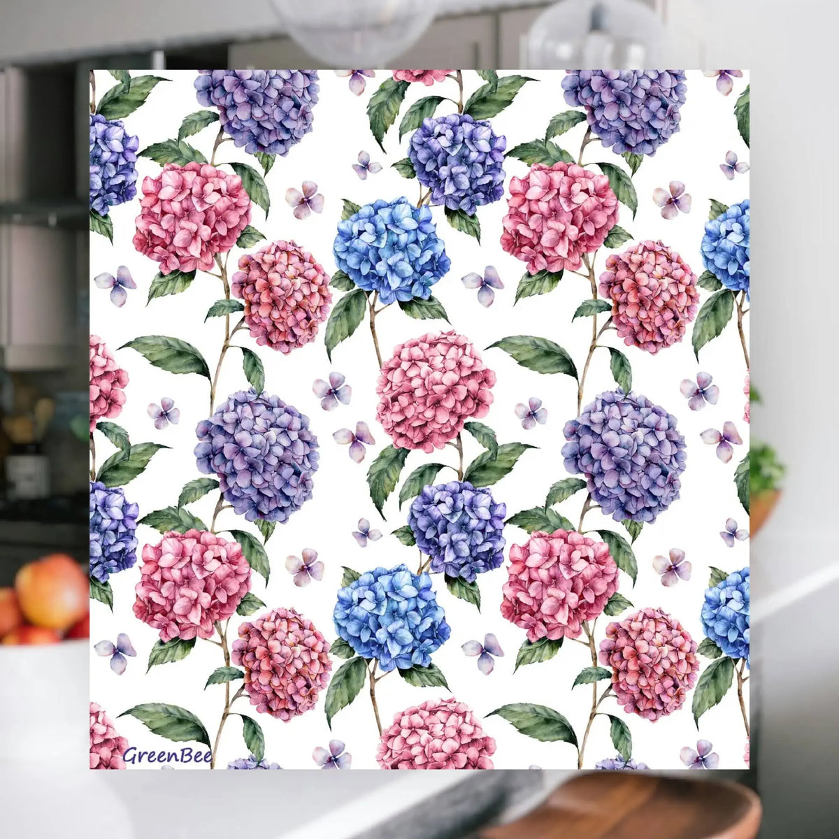 Hydrangeas Swedish Dishcloth | Reusable Paper Towels