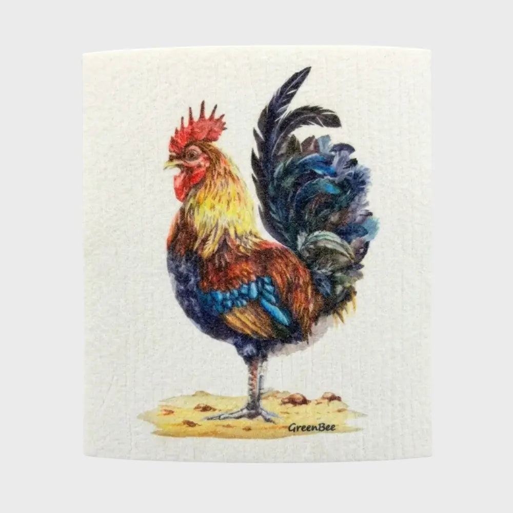 Rooster Swedish Dishcloth | Reusable Paper Towels
