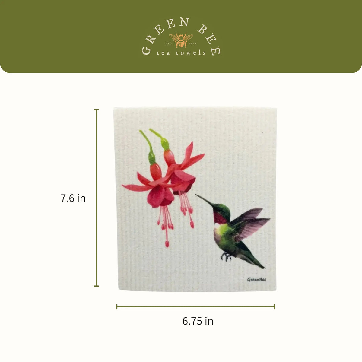 Hummingbird Swedish Dishcloth | Reusable Paper Towels