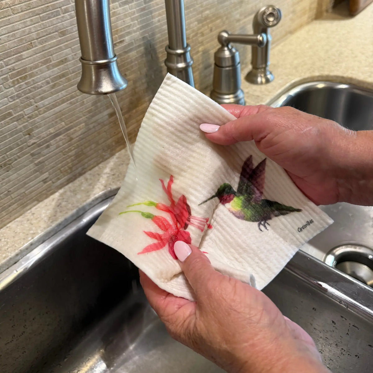 Hummingbird Swedish Dishcloth | Reusable Paper Towels