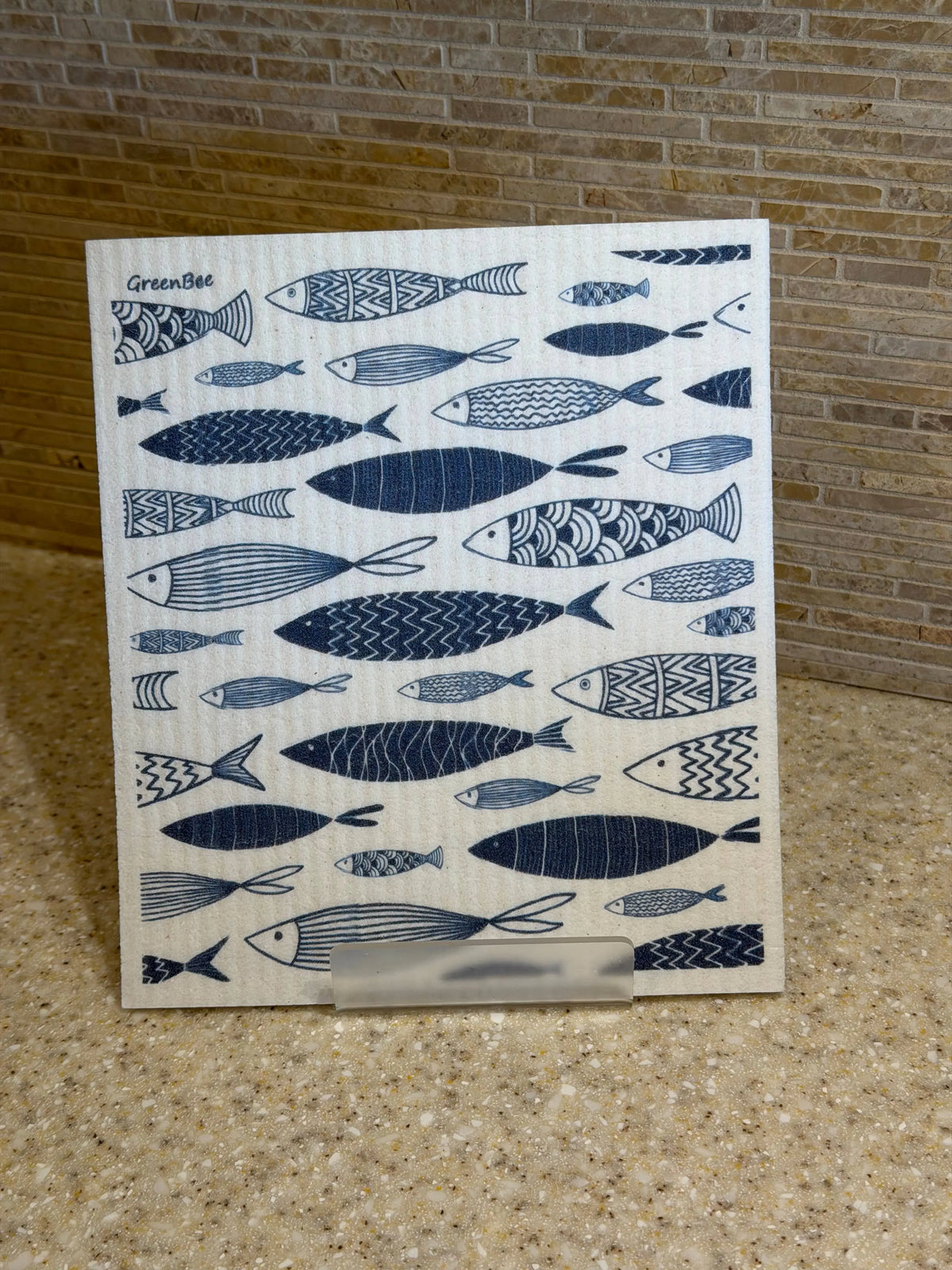 Fish Swedish Dishcloth | Kitchen Tea Towel | Dish Towel