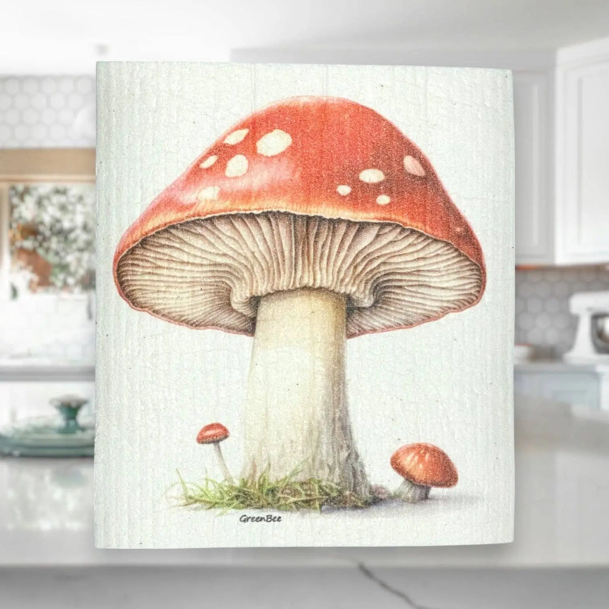 Mushroom Swedish Dishcloth | Reusable Paper Towels | Gift