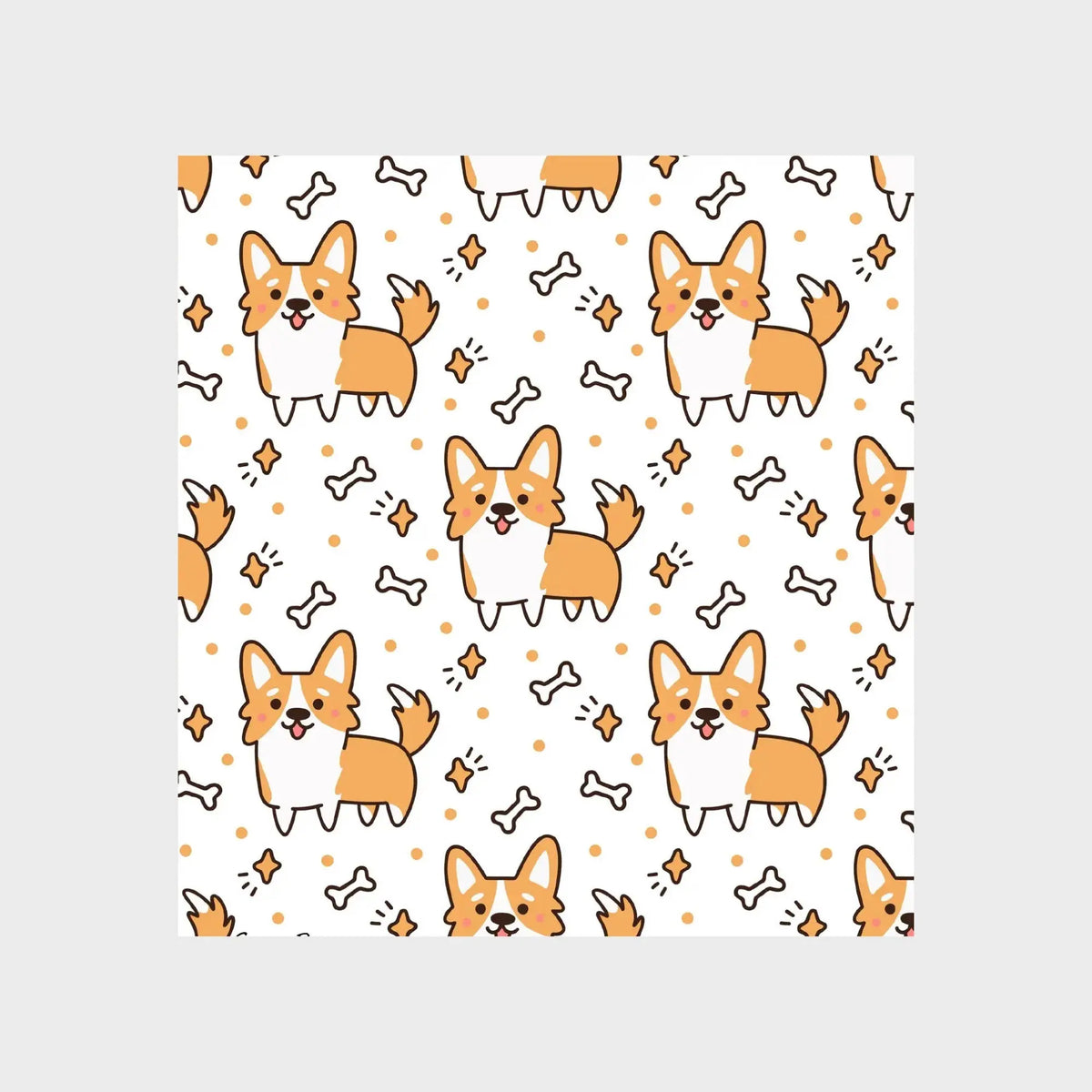 Corgi Dog Swedish Dishcloth | Reusable Paper Towels