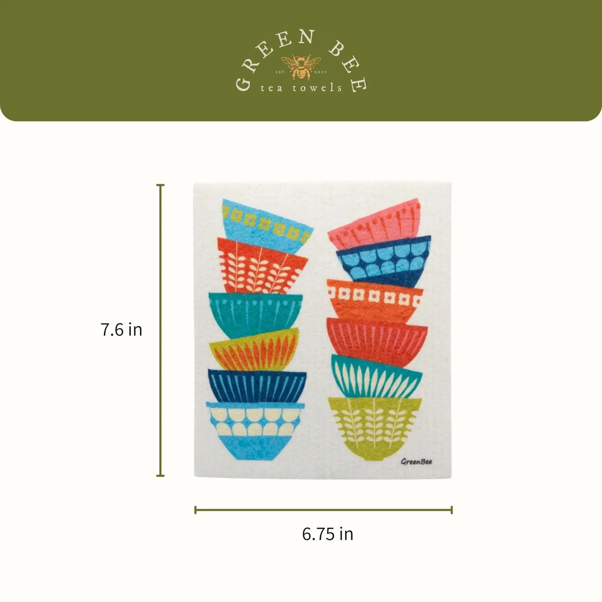 Vintage Dishes Swedish Dishcloth | Reusable Paper Towels
