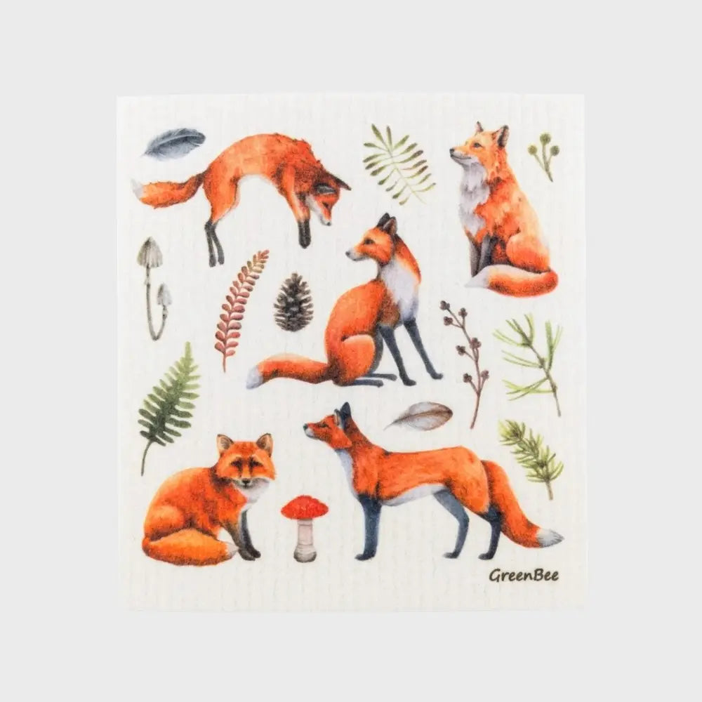 Fox Swedish Dishcloth | Reusable Paper Towels