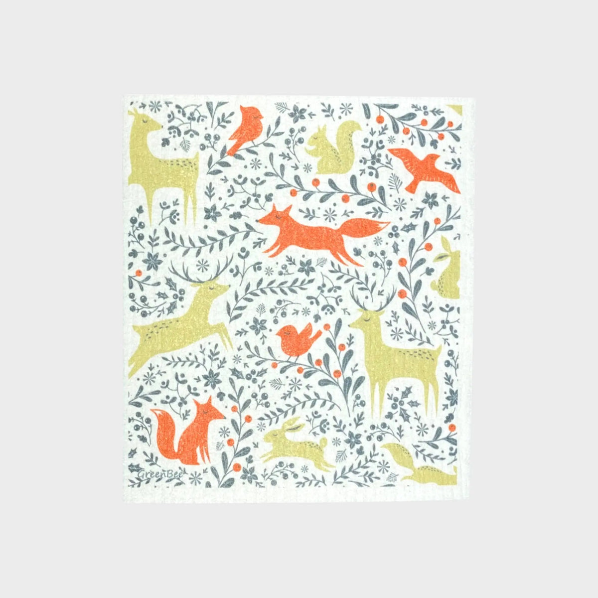 Forest Animals Swedish Dishcloth | Reusable Paper Towels