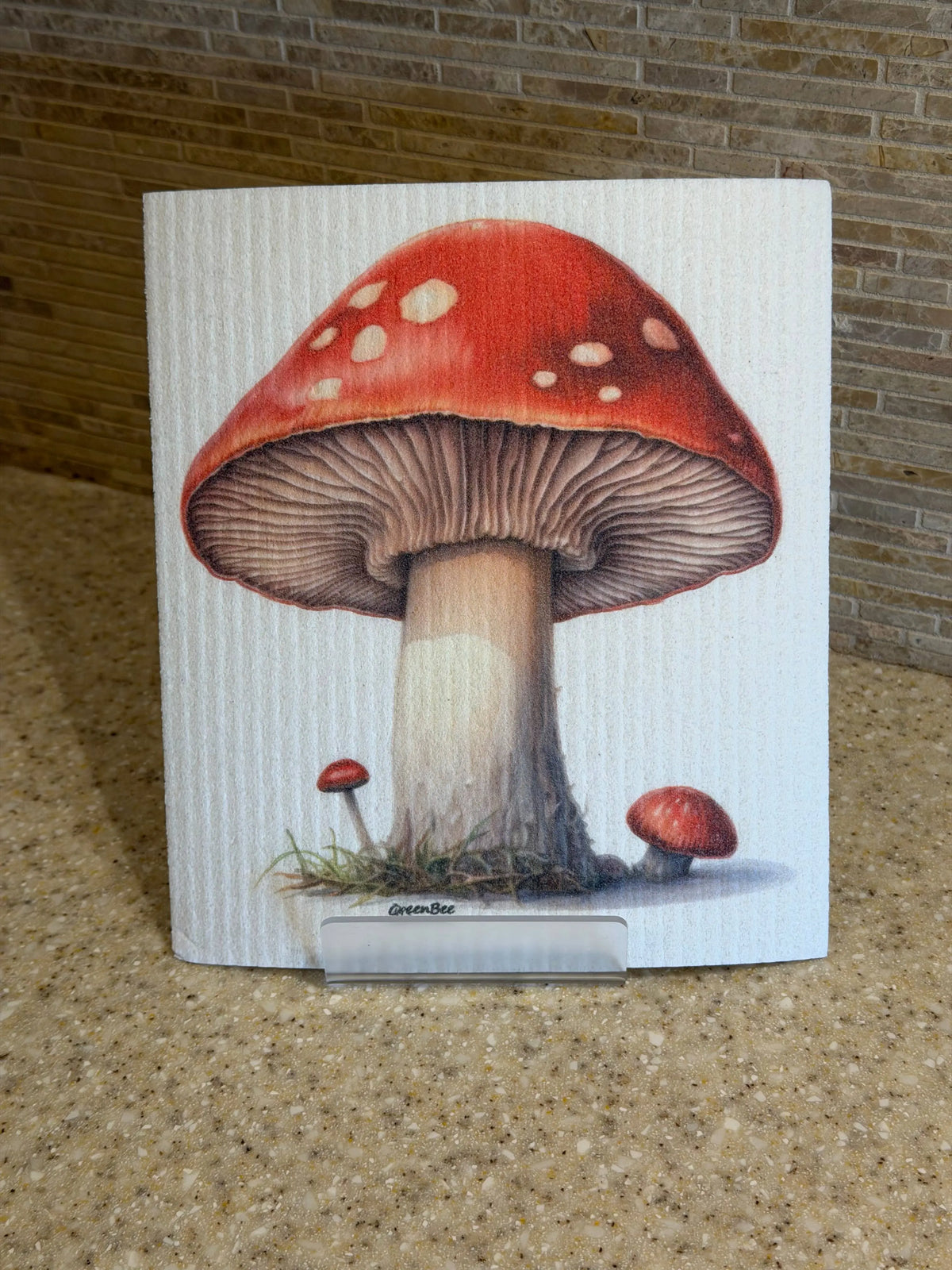 Mushroom Swedish Dishcloth | Reusable Paper Towels | Gift