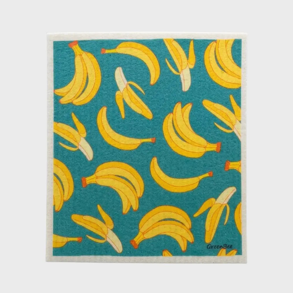 Bananas Swedish Dishcloth | Sponge Cloth | Eco-Sponge