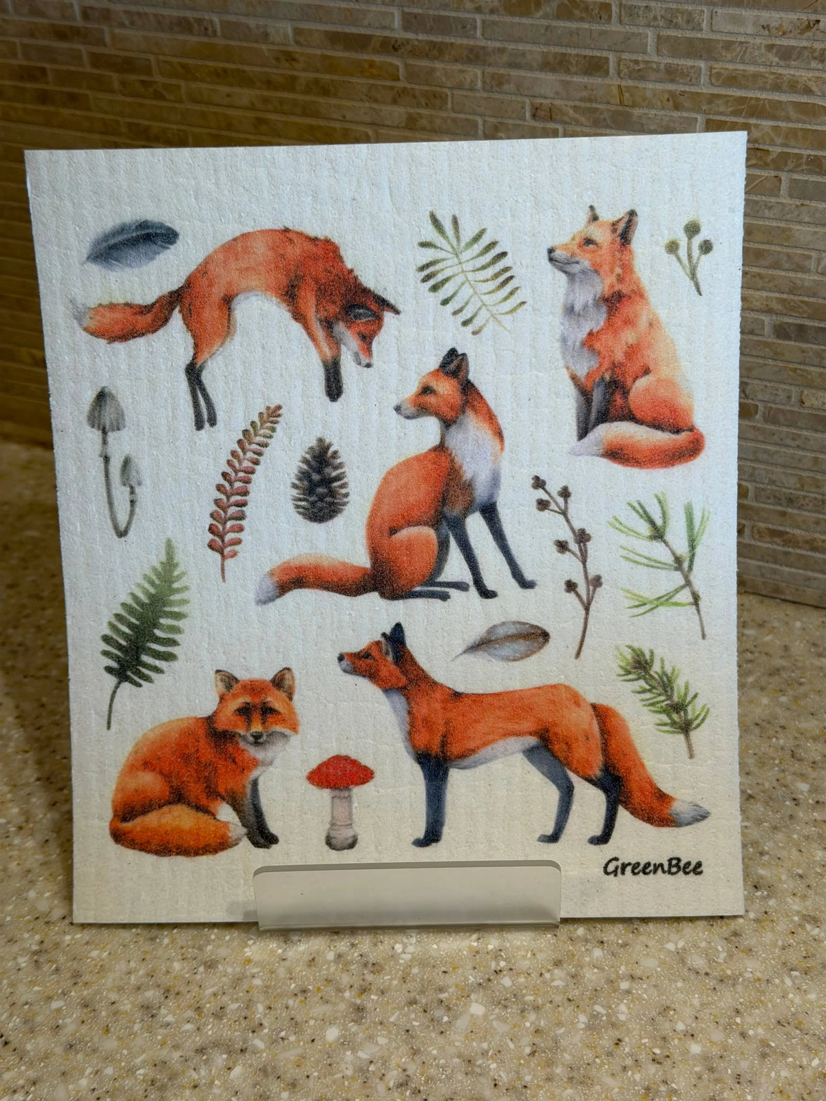 Fox Swedish Dishcloth | Reusable Paper Towels