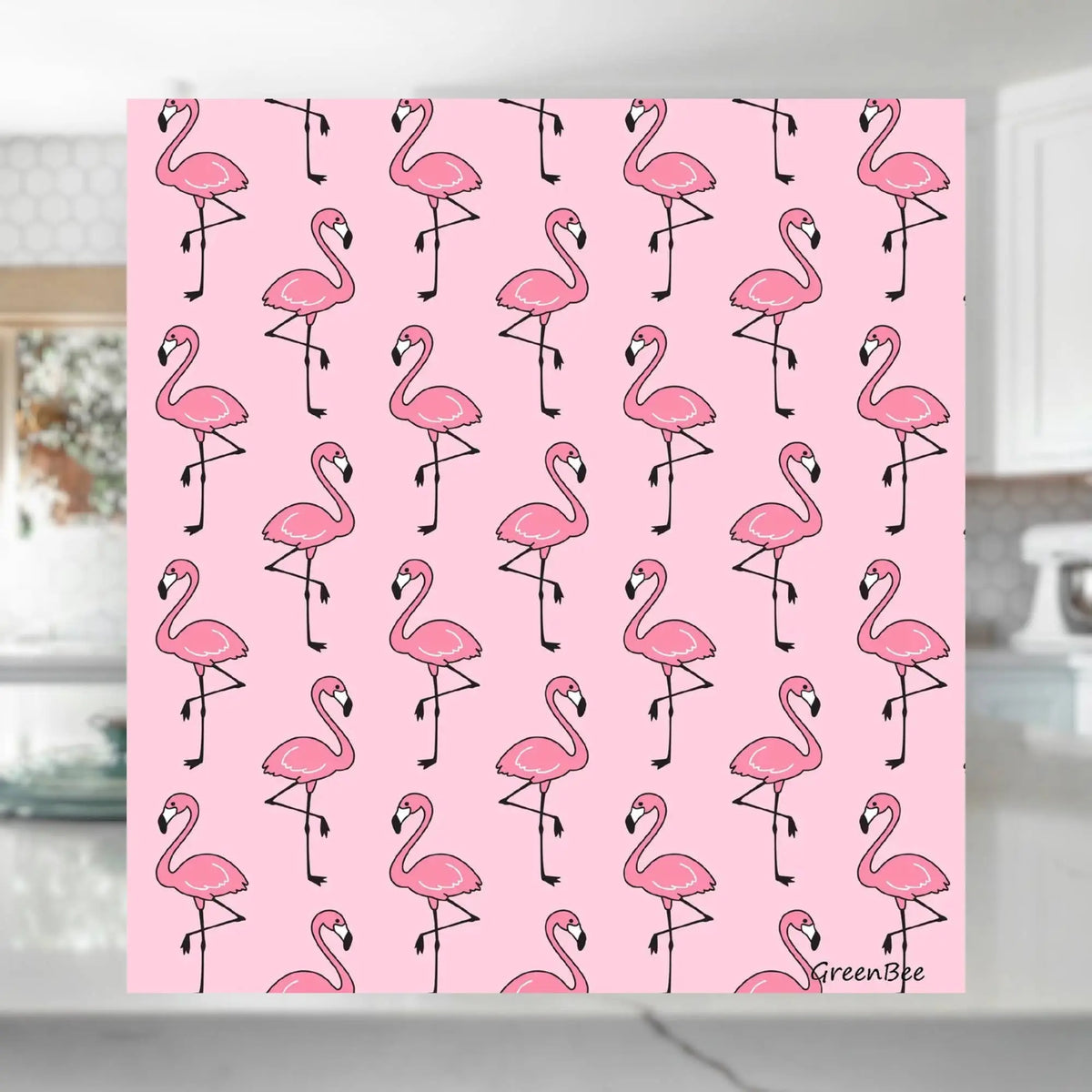 Flamingos Swedish Dishcloth | Reusable Paper Towels
