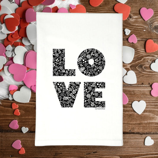 Love Kitchen Towel | Tea Towels | Kitchen Tea Towels