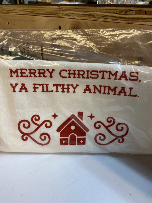 Filthy Animal Tea Towel Seconds Sale Red Ink Green Bee Tea Towels