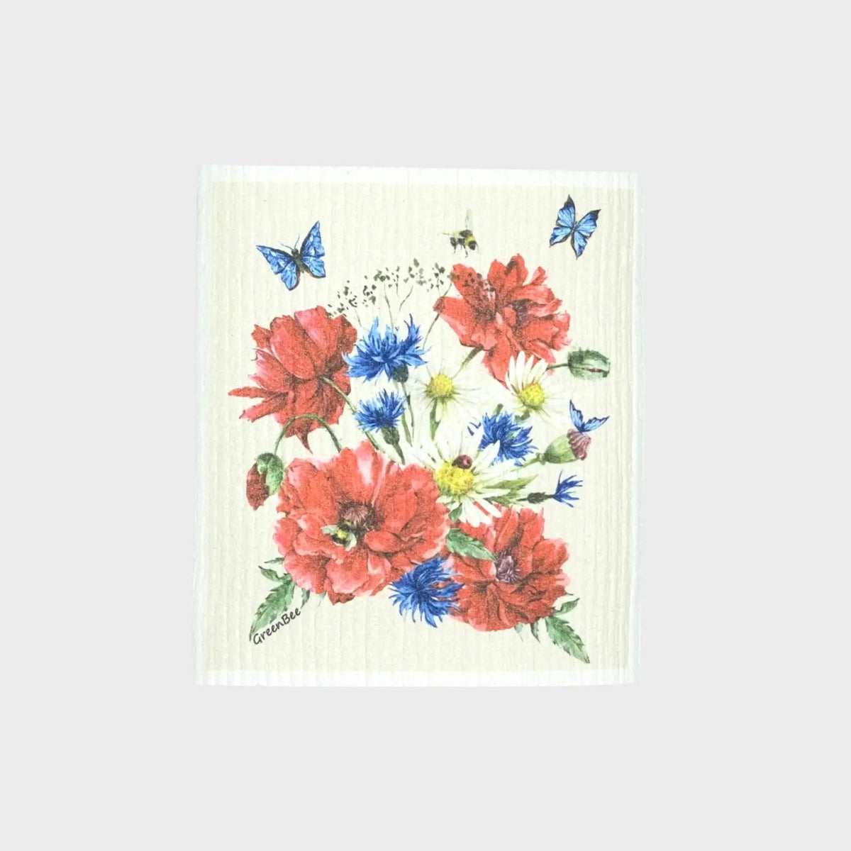 Flower Butterfly Swedish Dishcloth | Reusable Paper Towels