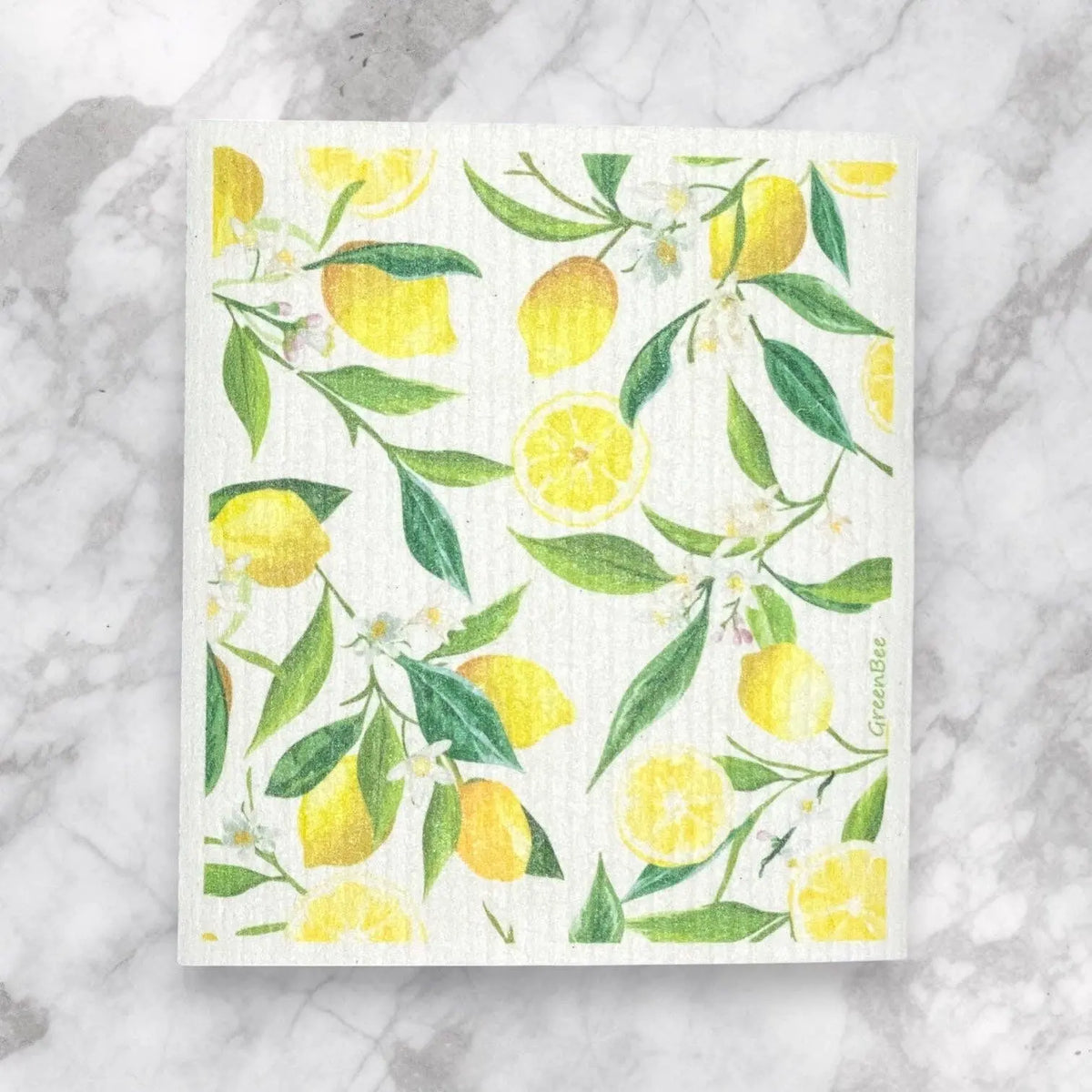 Lemon Bunch Swedish Dishcloth | Reusable Paper Towels | Gift