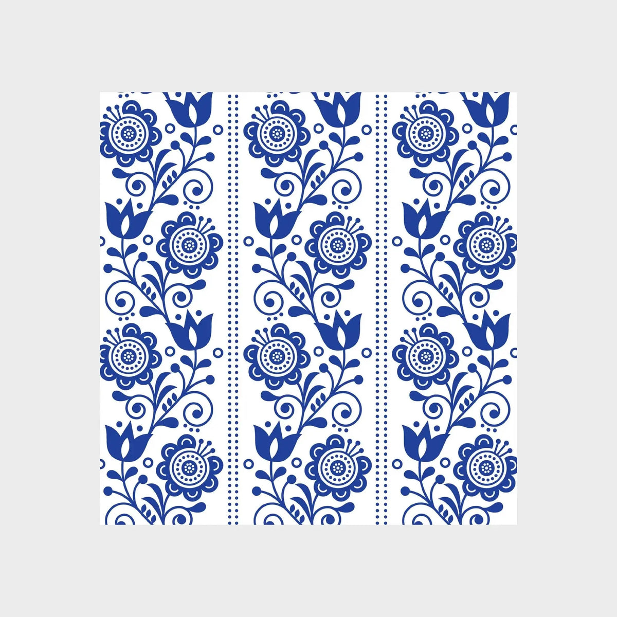 Blue Flowers Swedish Dishcloth | Sponge Cloth