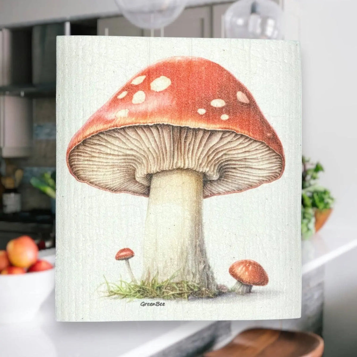Mushroom Swedish Dishcloth | Reusable Paper Towels | Gift
