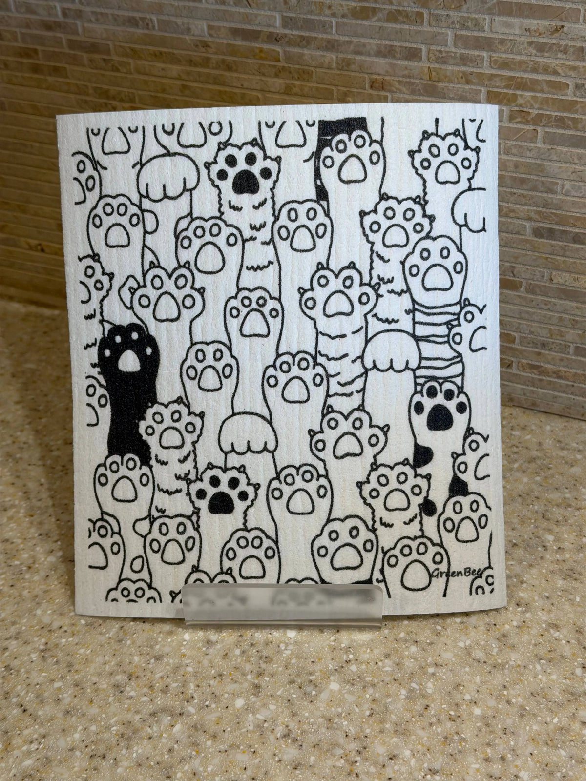 Cat Paws Swedish Dishcloth | Reusable Paper Towels