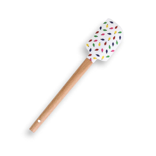 Christmas Lights Spatula | Festive Holiday Kitchen Utensil Green Bee Tea Towels