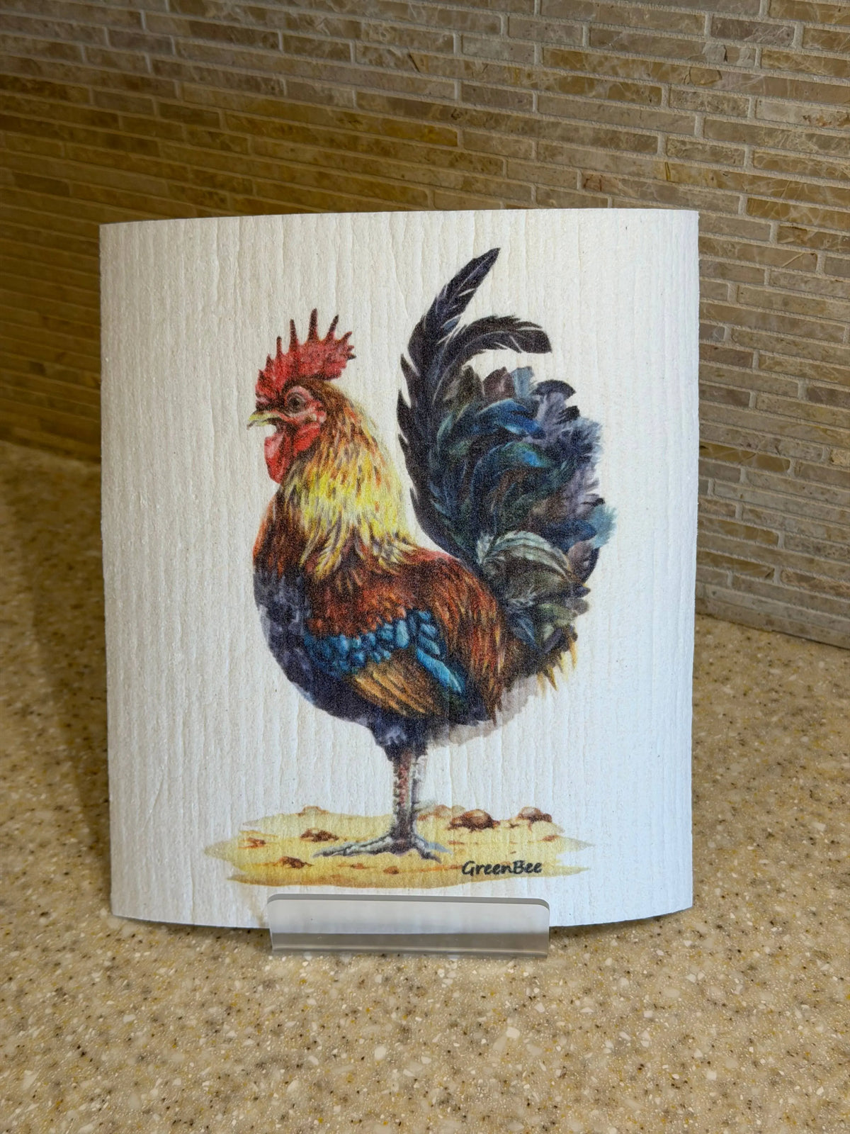 Rooster Swedish Dishcloth | Reusable Paper Towels