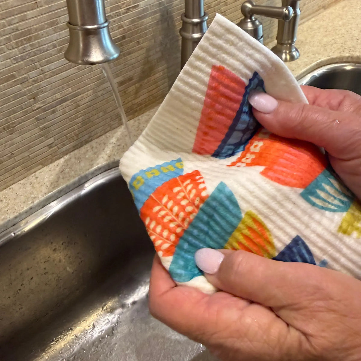 Vintage Dishes Swedish Dishcloth | Reusable Paper Towels