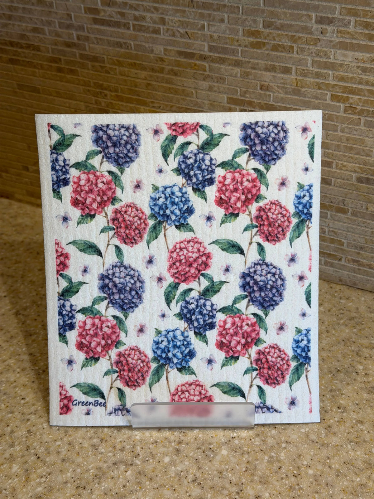 Hydrangeas Swedish Dishcloth | Reusable Paper Towels