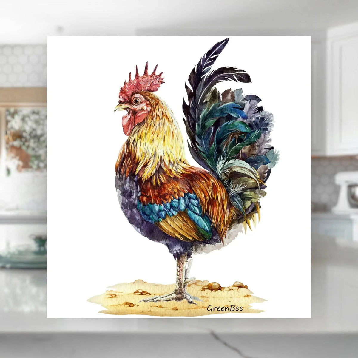 Rooster Swedish Dishcloth | Reusable Paper Towels