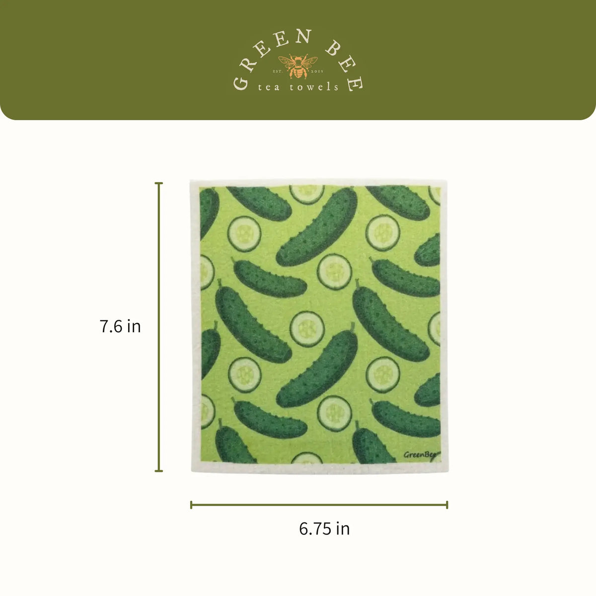 Pickle Swedish Dishcloth | Reusable Paper Towels | Gift