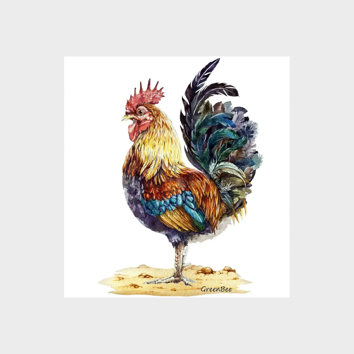 Rooster Swedish Dishcloth | Reusable Paper Towels