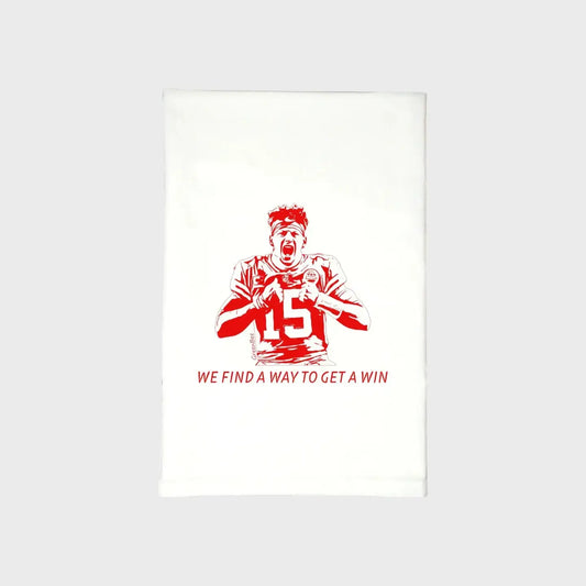 Patrick Mahomes Kansas City chiefs kitchen towels green bee tea towels