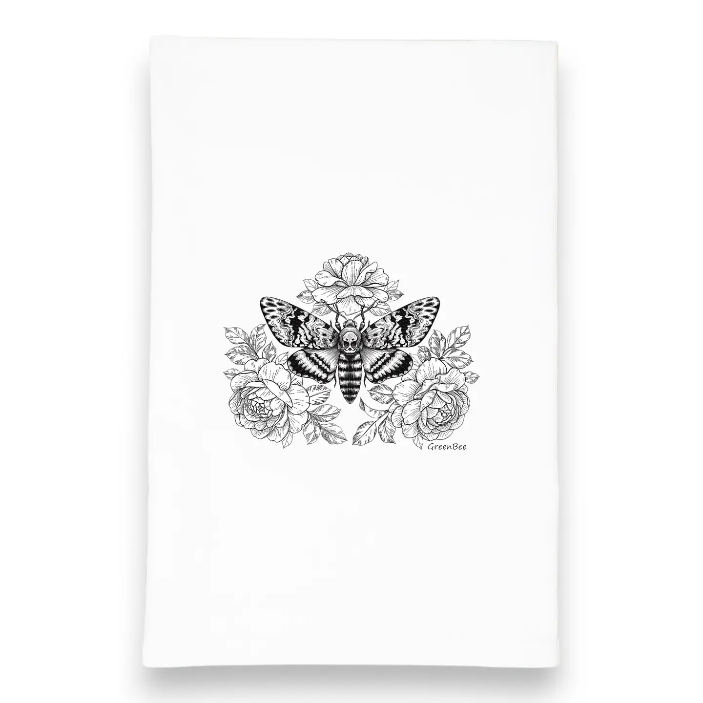 Moth Dish Towel | Insect Tea Towels | Kitchen Tea Towels