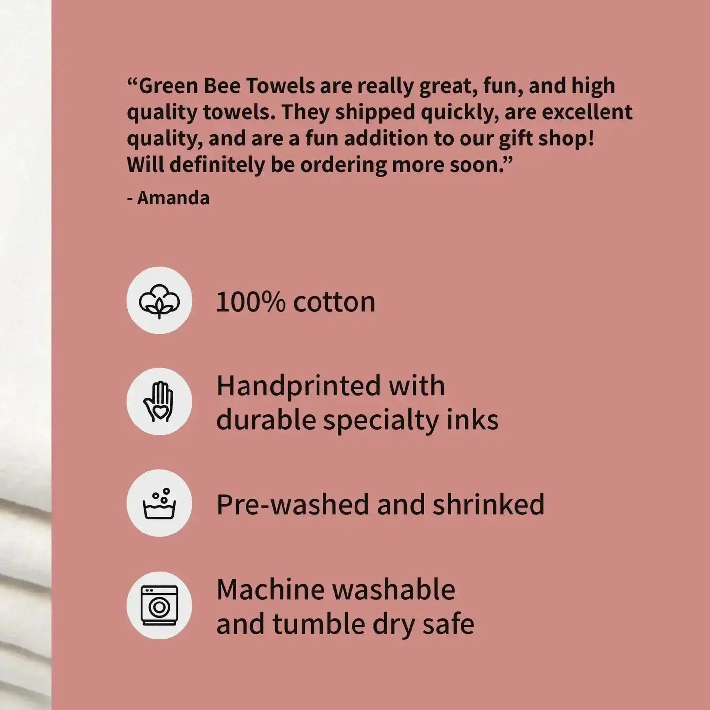 Green Bee Tea Towel Benefits Rose 