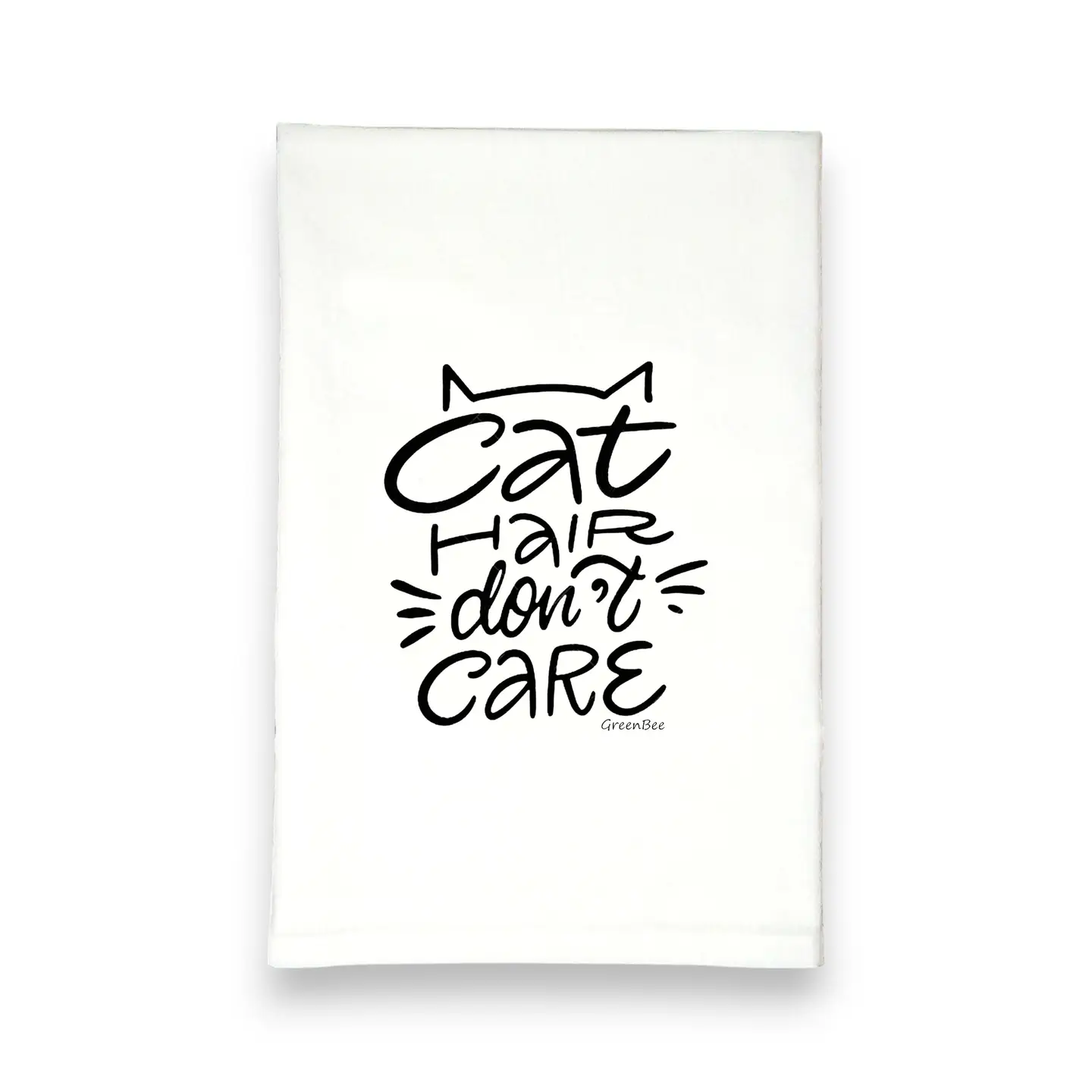 Cat Hair Towel | Funny Tea Towels | Cat Kitchen Tea Towels