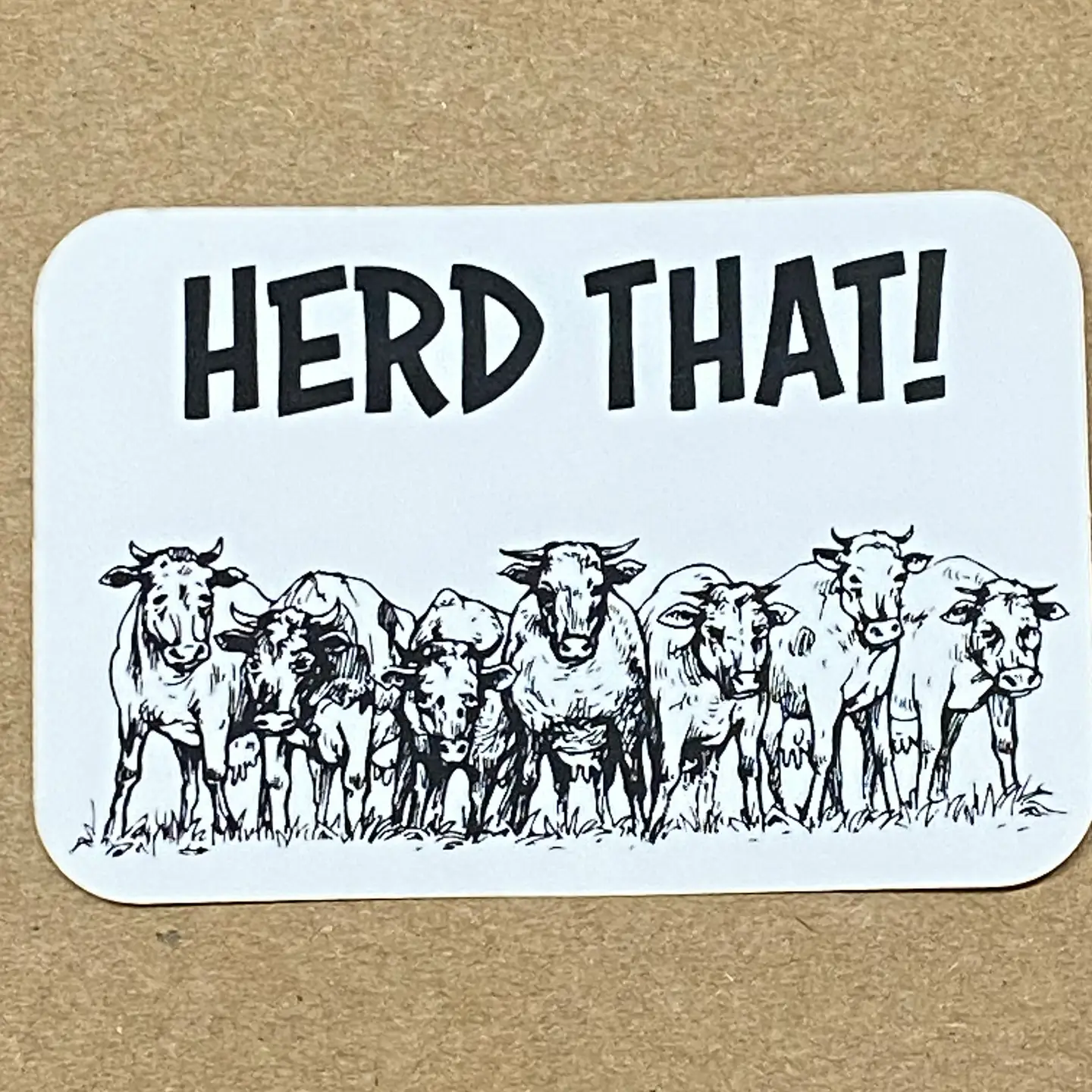 Cow Sticker | Vinyl Stickers | Funny Stickers