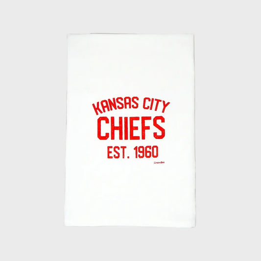 Kansas City Chiefs Tea Towel Green Bee Tea Towels