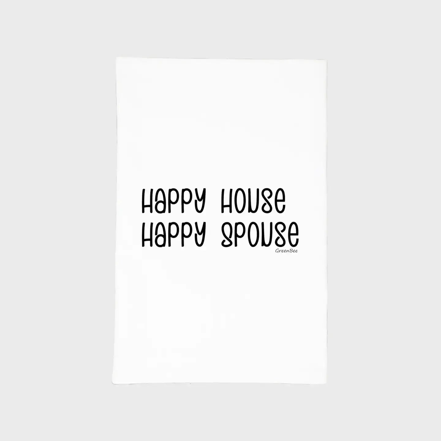 Happy house spouse Kitchen Towel Green Bee Tea Towels 