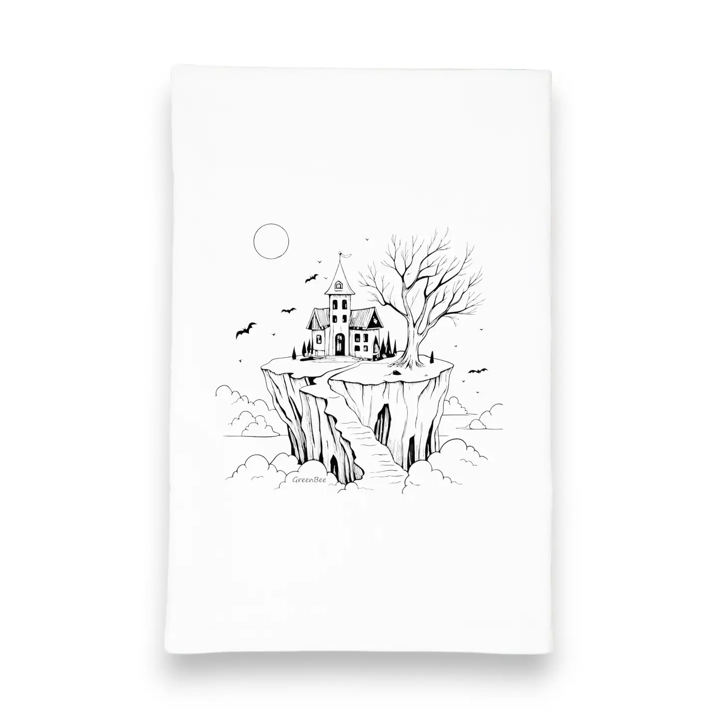 Halloween House Kicthen Towel | Tea Towels | Spooky Towels